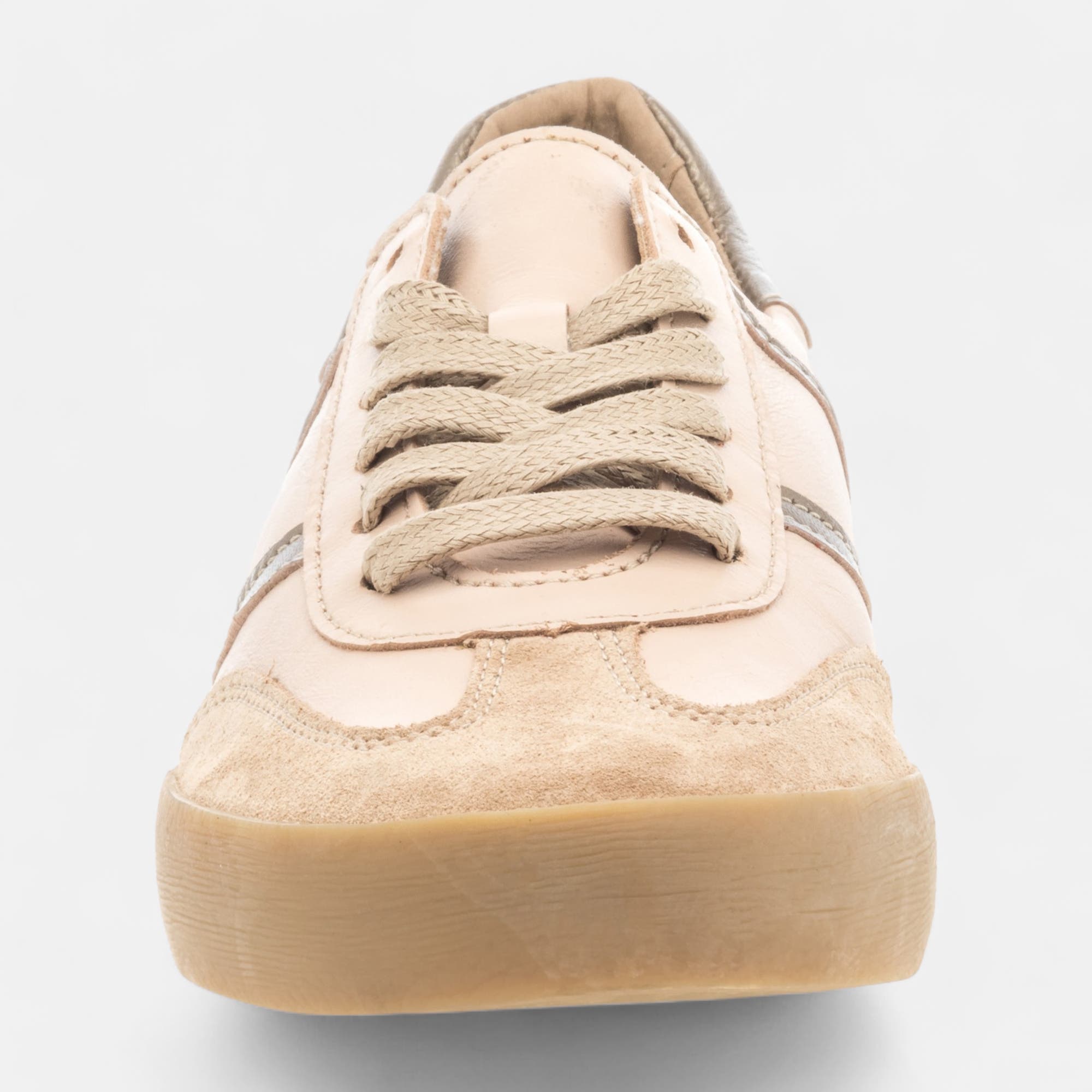 Baskets basses Femme en cuir neutre