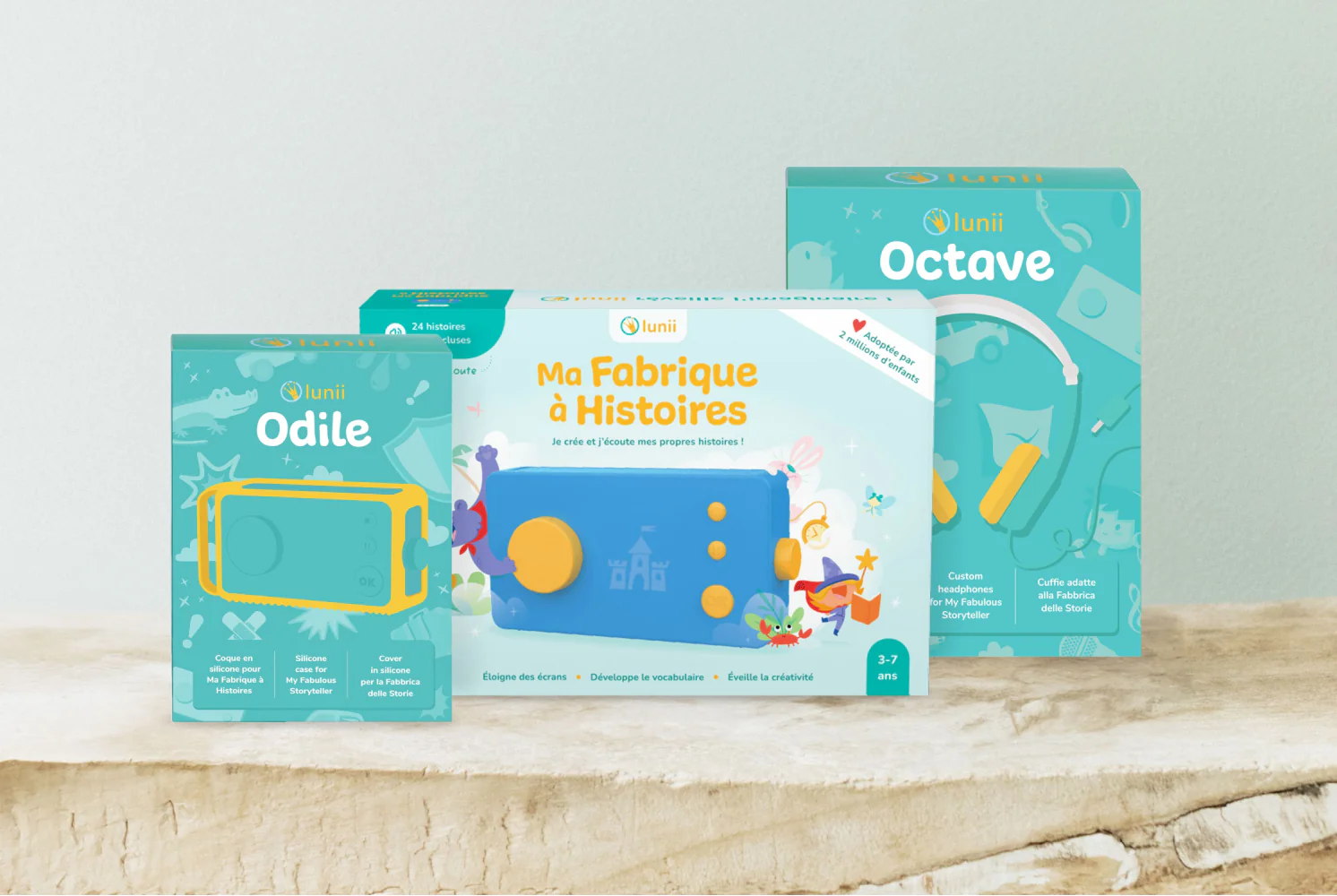 Pack - Fabrique Bleue + Coque Jaune + Casque