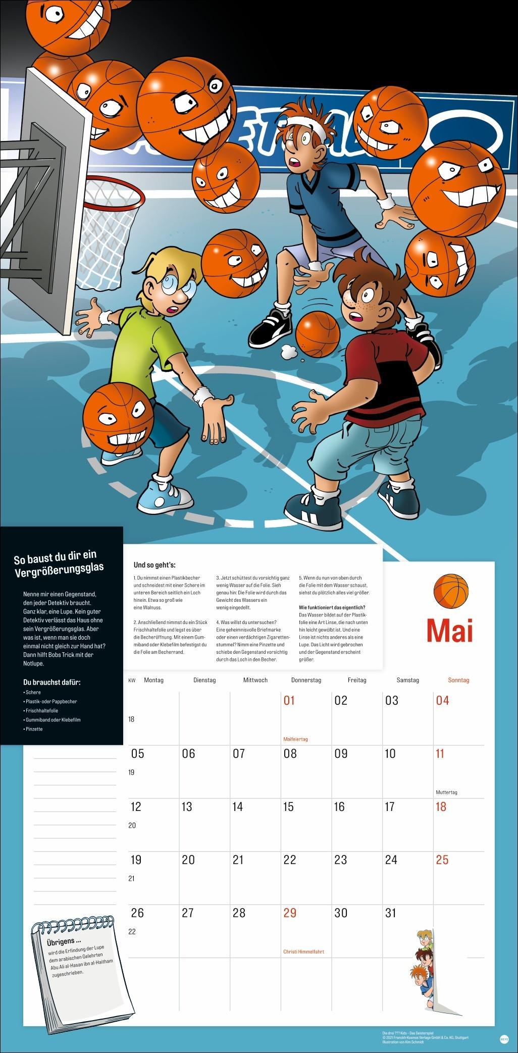 Die drei Kids Broschurkalender 2025