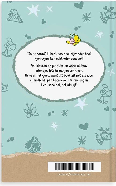 Woezel & Pip - Vriendenboekje - Hardcover - Met Naam en Foto - 18 Kinderen