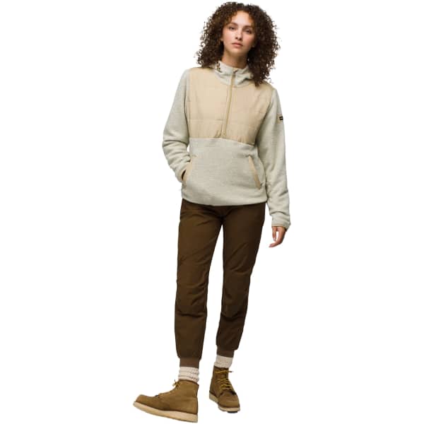 Sweat polaire PRANA INCREDIWOOL 1/2 ZIP W SANDSTONE