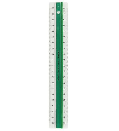 Linex Lineal - 20 cm -  Grøn