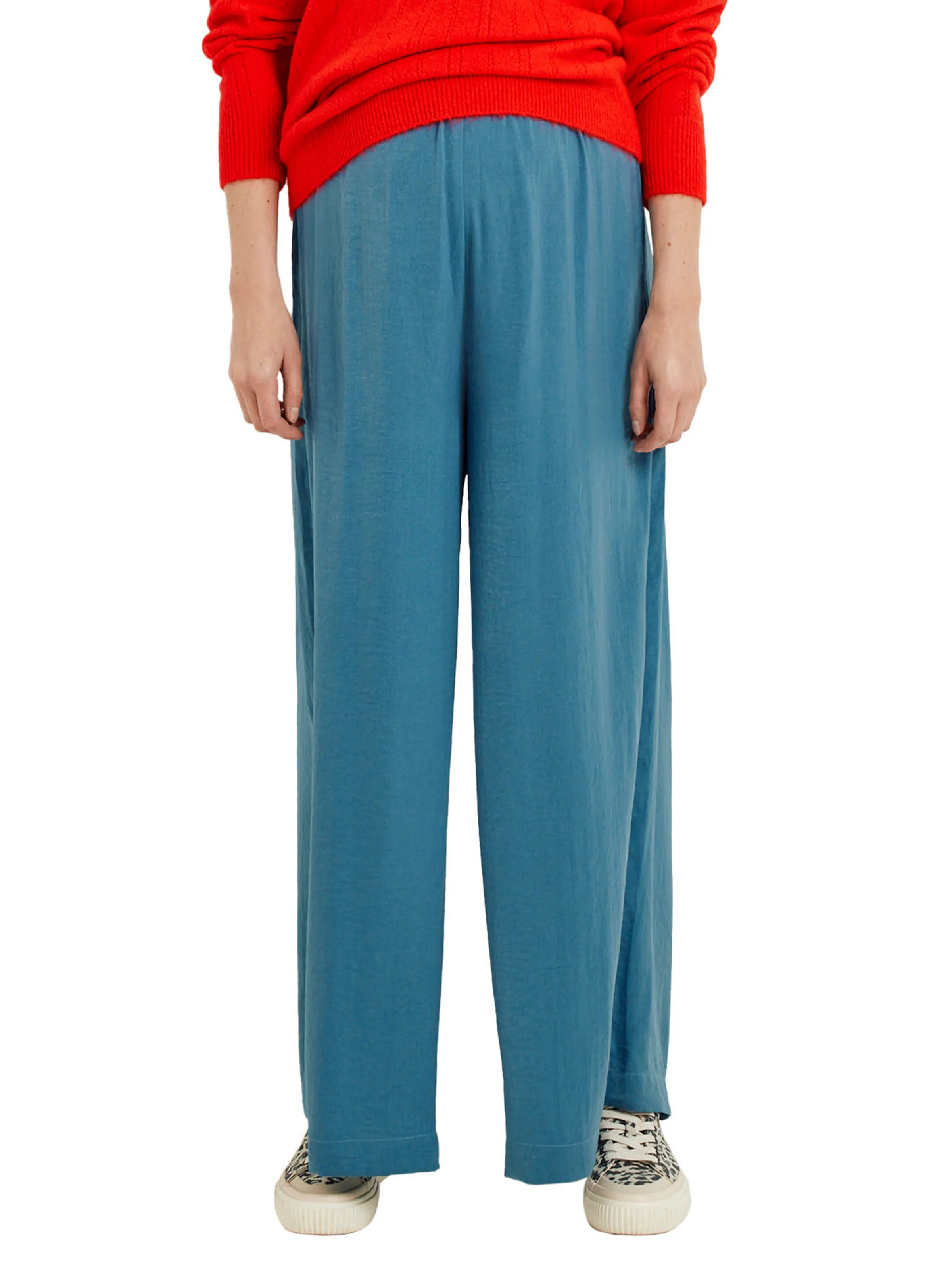 Vertbaudet Palazzo-Hose für die Schwangerschaft jeansblau