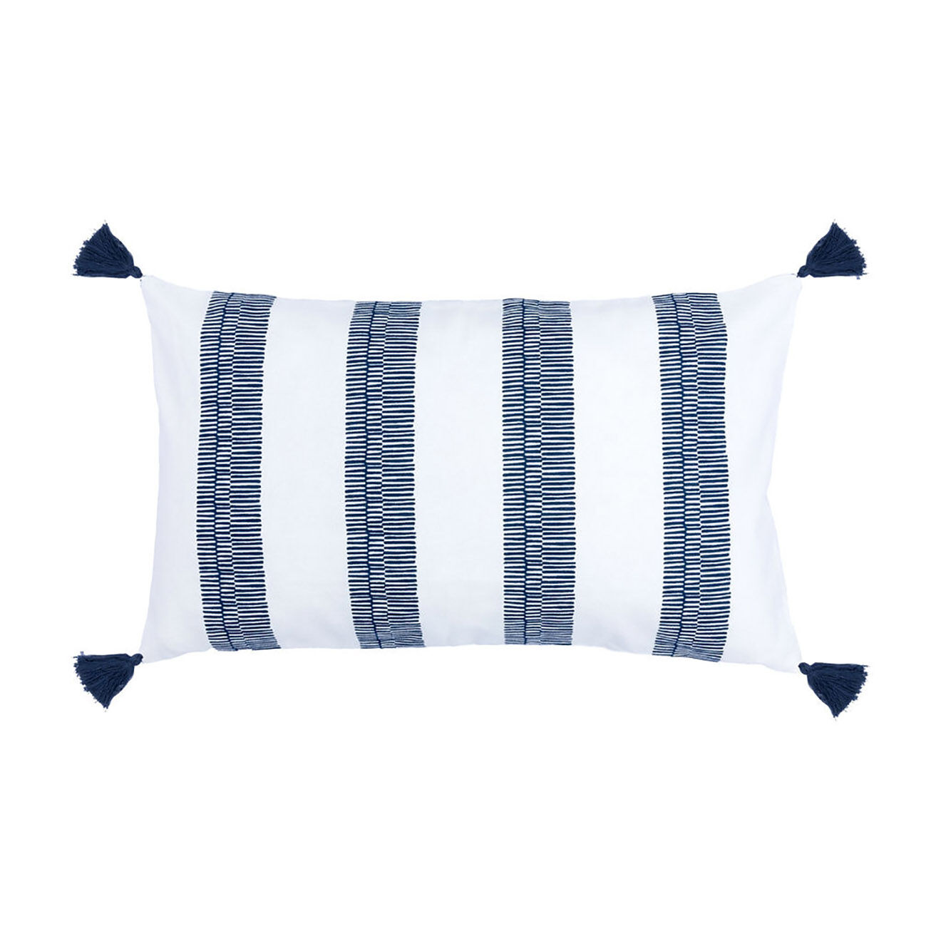Febronie Housse de coussin Evora bleu nuit - 50x30 cm