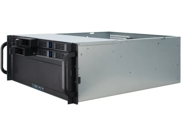 Inter-Tech IPC 4U-4408 - Rack-monterbar - 4U - forlænget ATX / SSI EEB - ingen strømforsyning (ATX) - USB