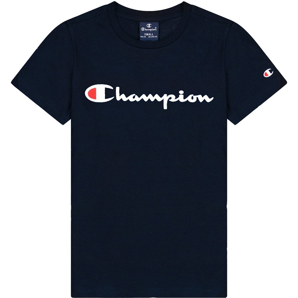 Champion Crewneck T-Shirt Jungen navy blue