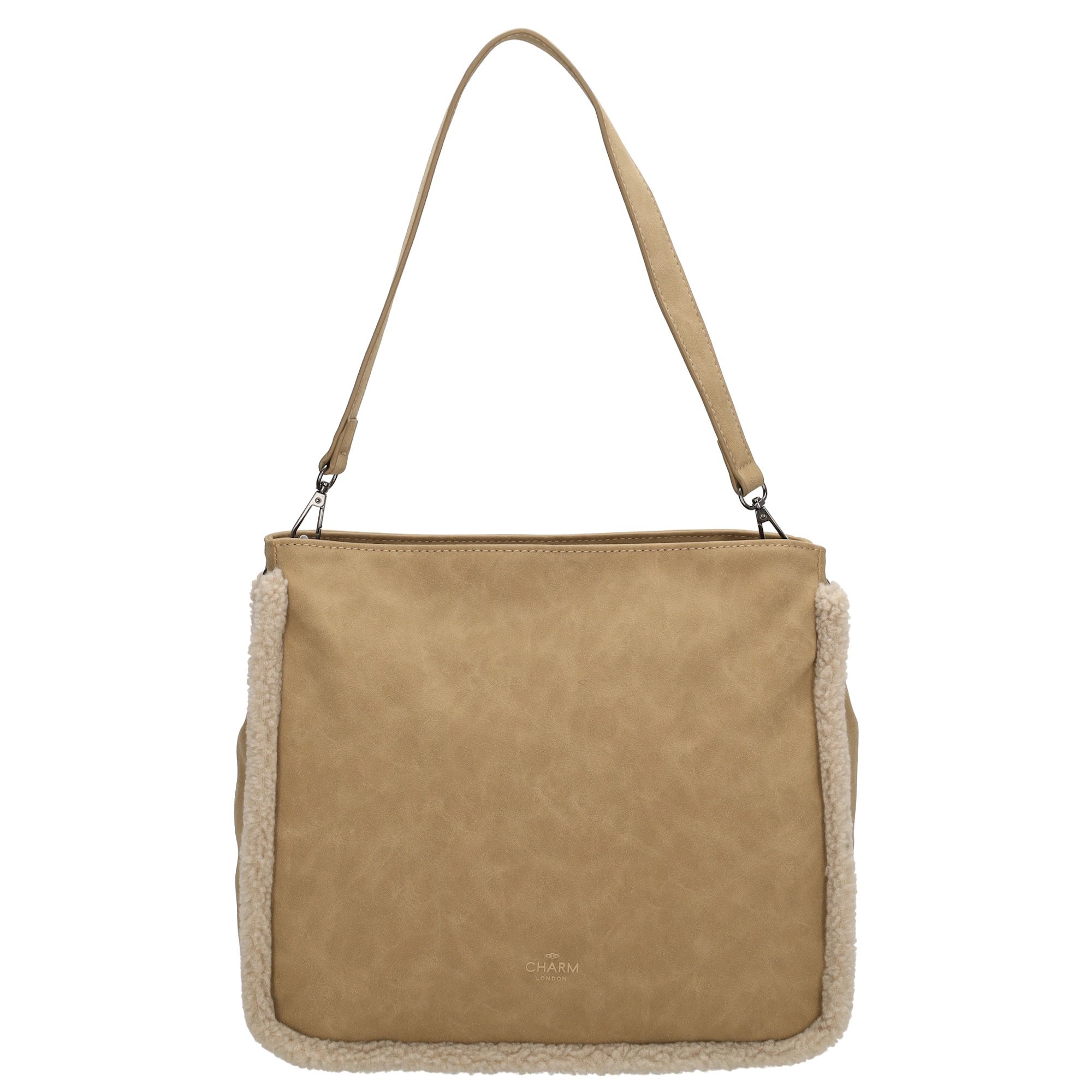 Charm London Newington Schoudertas Taupe