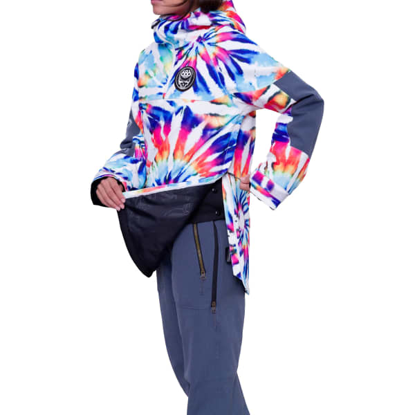 Veste de ski 686 WMNS UPTON INSULATED ANORAK GRATEFUL DEAD WHITE TIE DYE