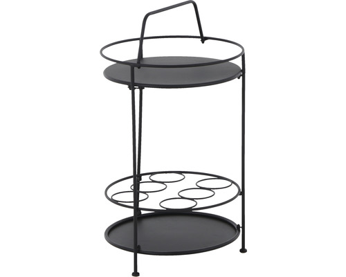 Siena Garden Siero bistrotafel Ø 42 x 74 cm zwart