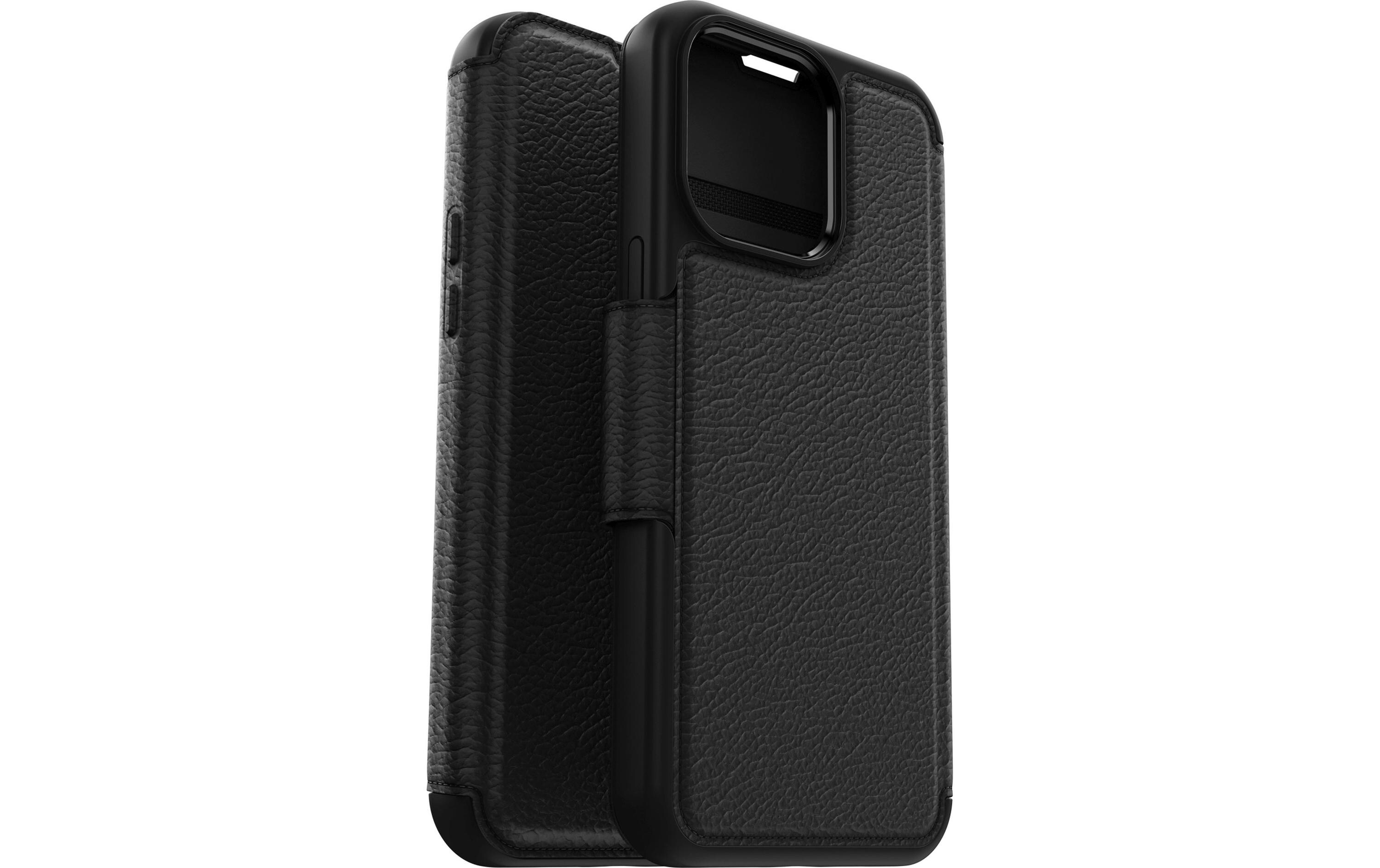 Book Cover Strada iPhone 15 Pro Max SchwarzSchutzhülle für das Apple iPhone 15 Pro Max