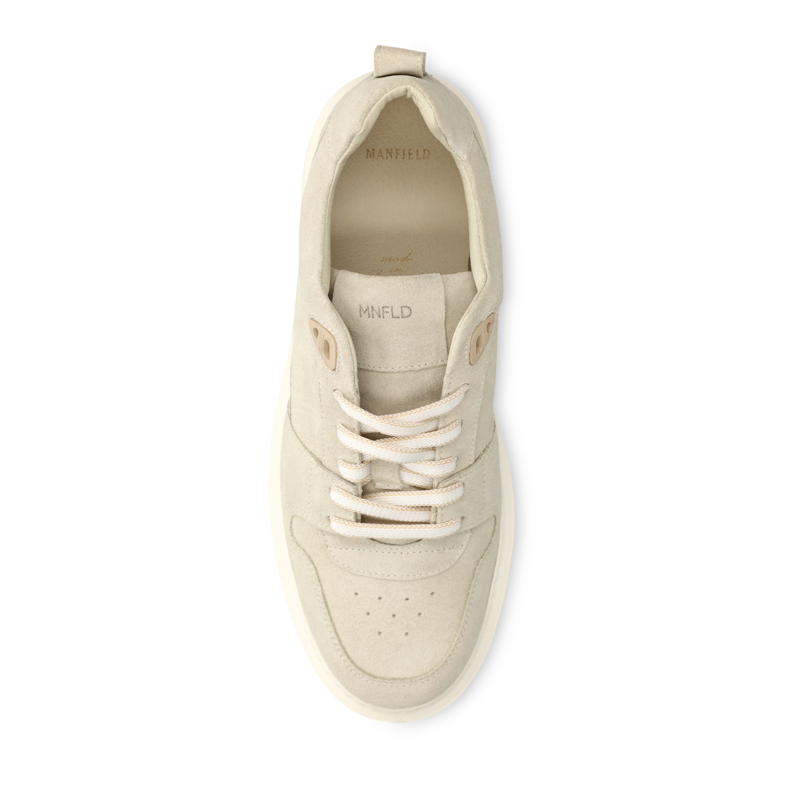 Licht grijze suède sneakers