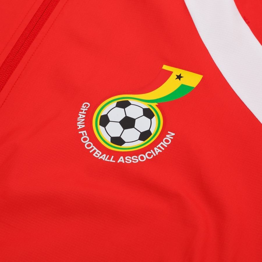 Ghana Veste Avant-Match Woven Anthem Africa Cup of Nations 2025 - Rouge/Blanc