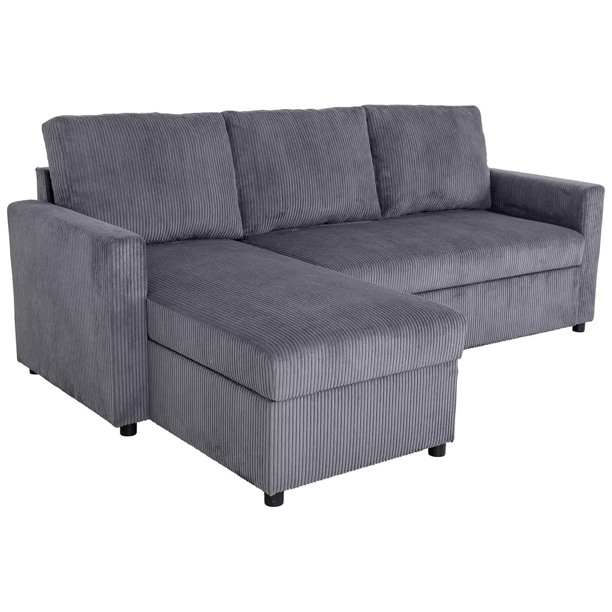 Ecksofa Paris Best Price 187 x 132 Anthrazit