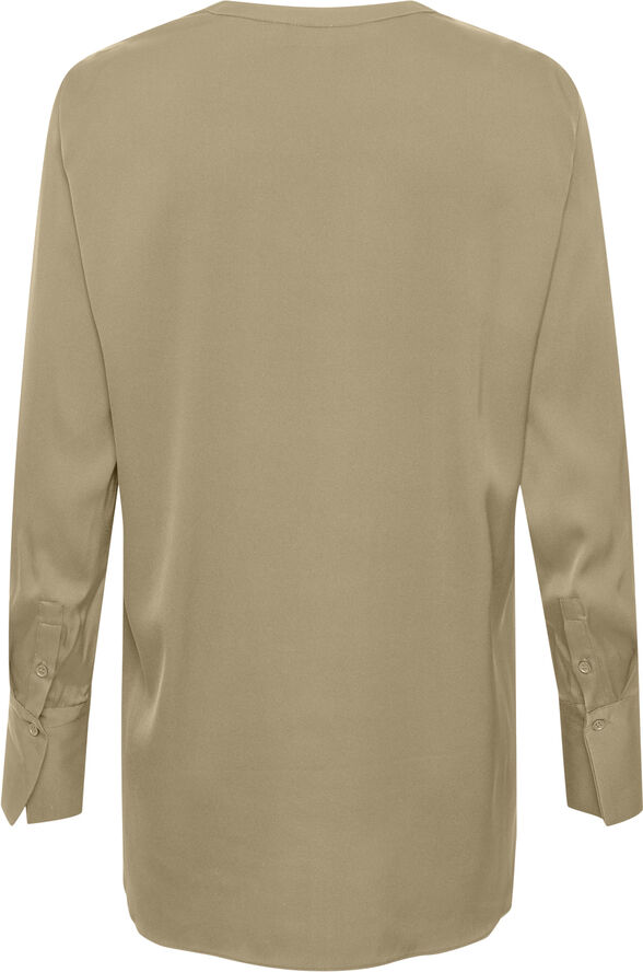 InWear LikoIW Blouse Premium - 93% Silk Cobblestone
