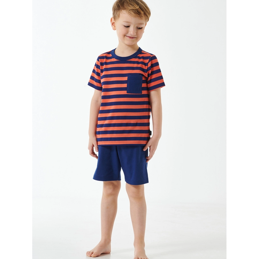 Schiesser Pyjama Boys World Organic Cotton rot