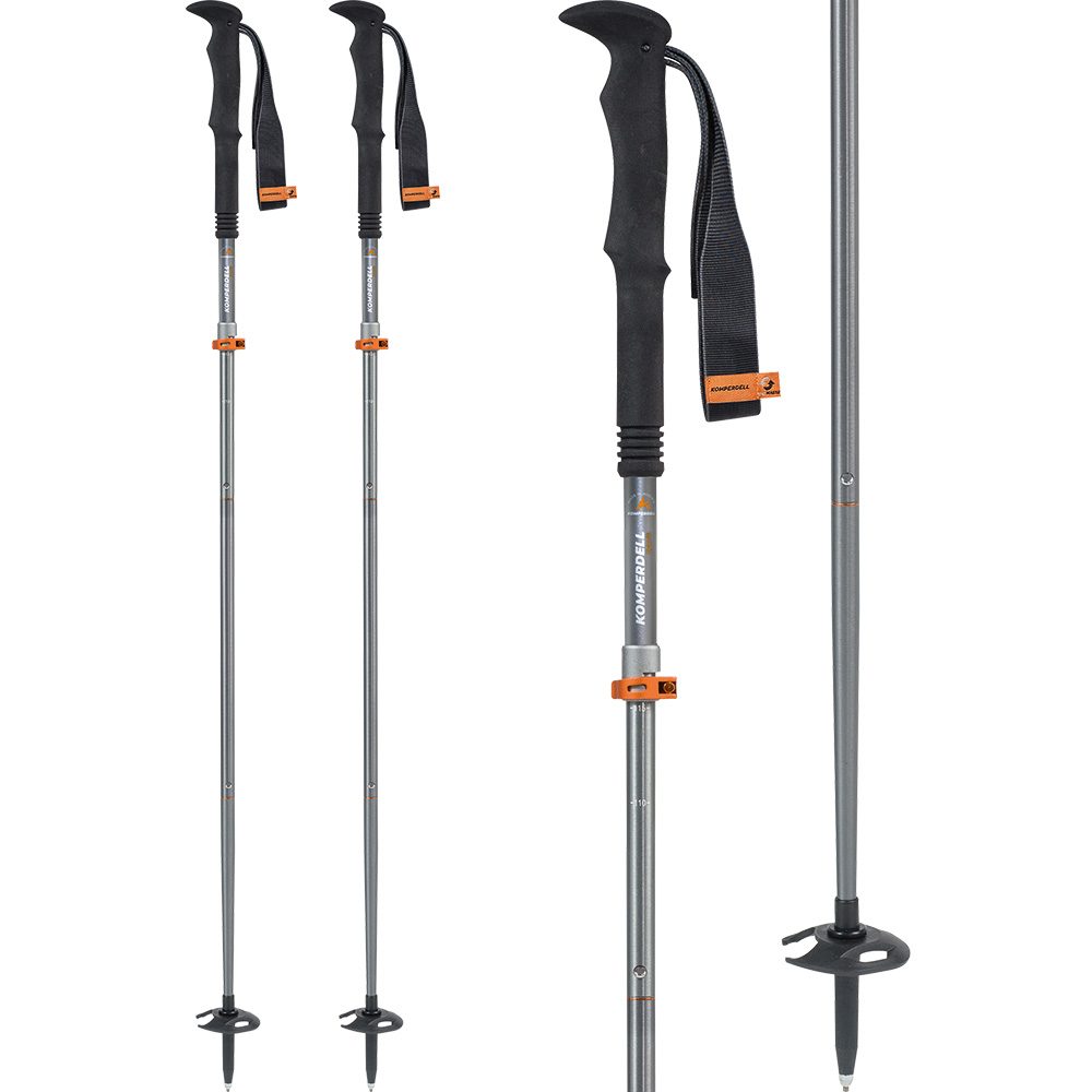 Komperdell FX Lite Ti Vario Compact Wanderstöcke silber