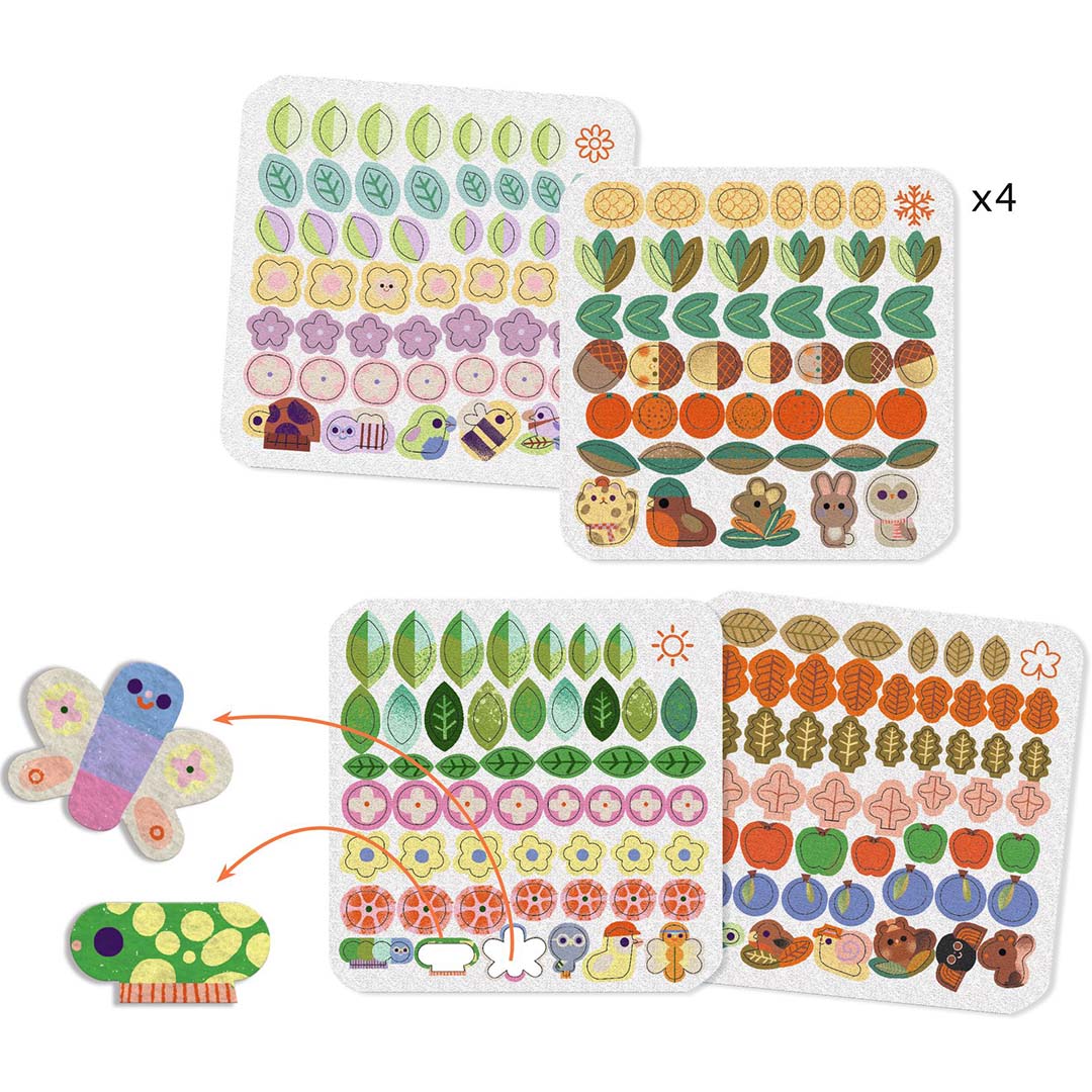 djeco knutselset through the seasons