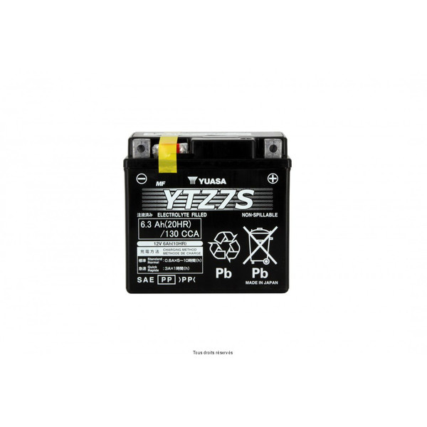 Yuasa - Batterie YTZ7-S SLA AGM