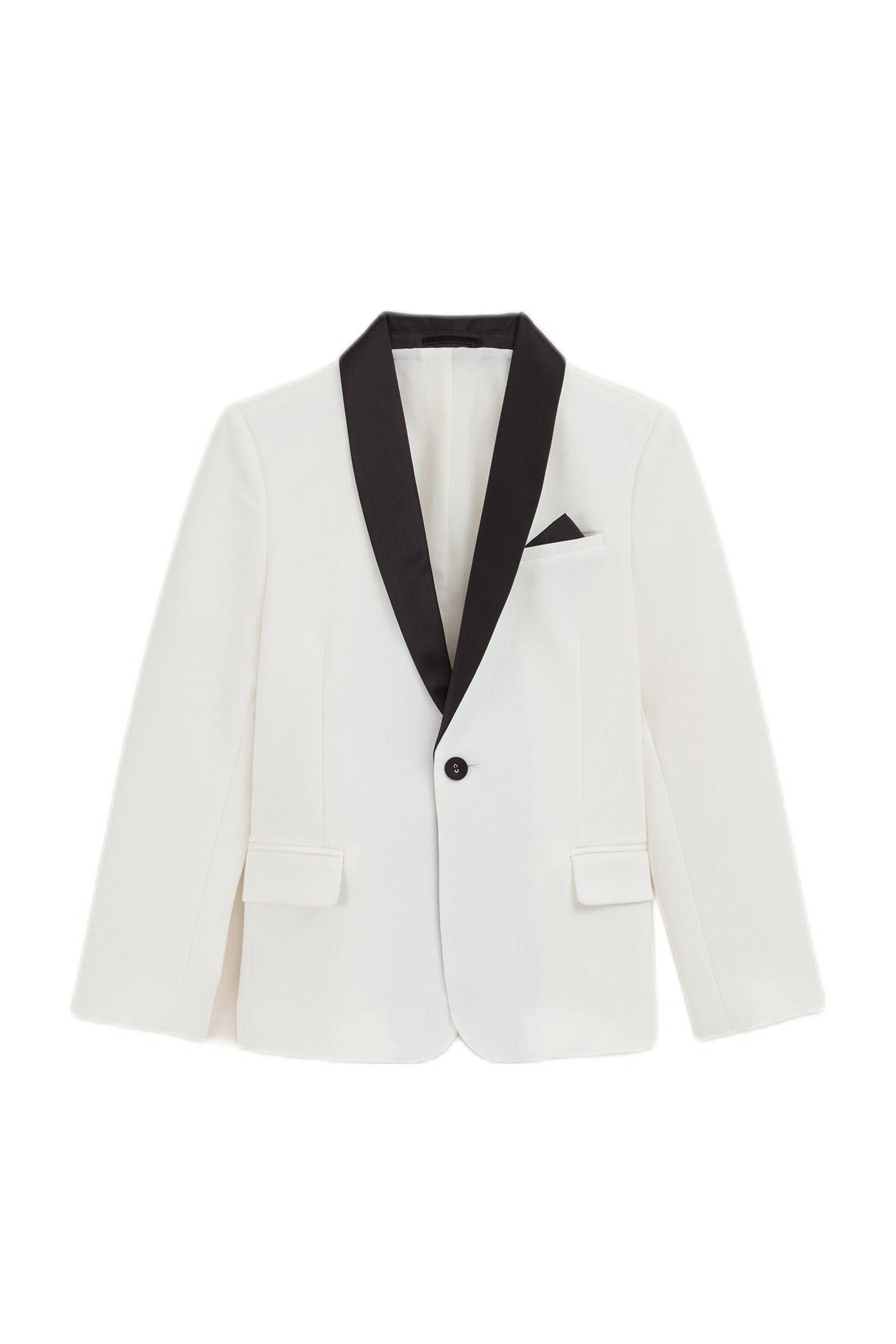 WE Fashion colbert wit/zwart