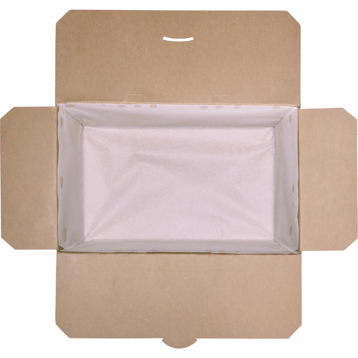Fonkels Go!Mealbox, 2000ml, 23x14x7.4cm, karton, bruin