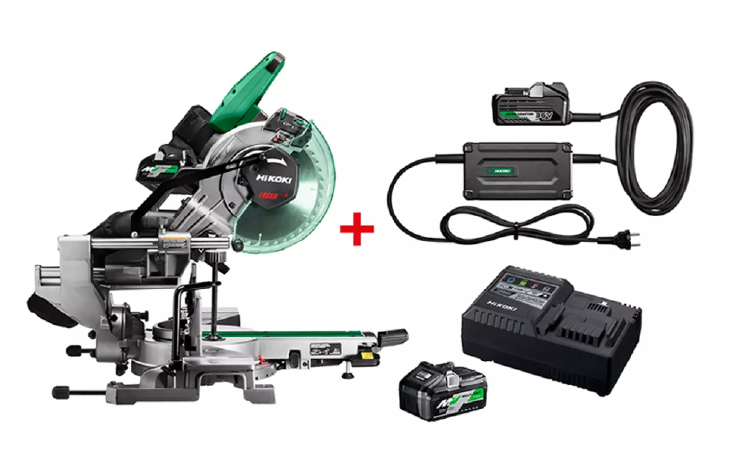 HiKOKI C3610DRAWAPZ Accu Afkortzaag  36V / 4.0 Ah / 255 mm / MULTI-VOLT   ET36AW0Z