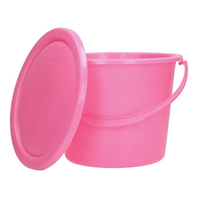 Emmer Barato Met Deksel Roze
