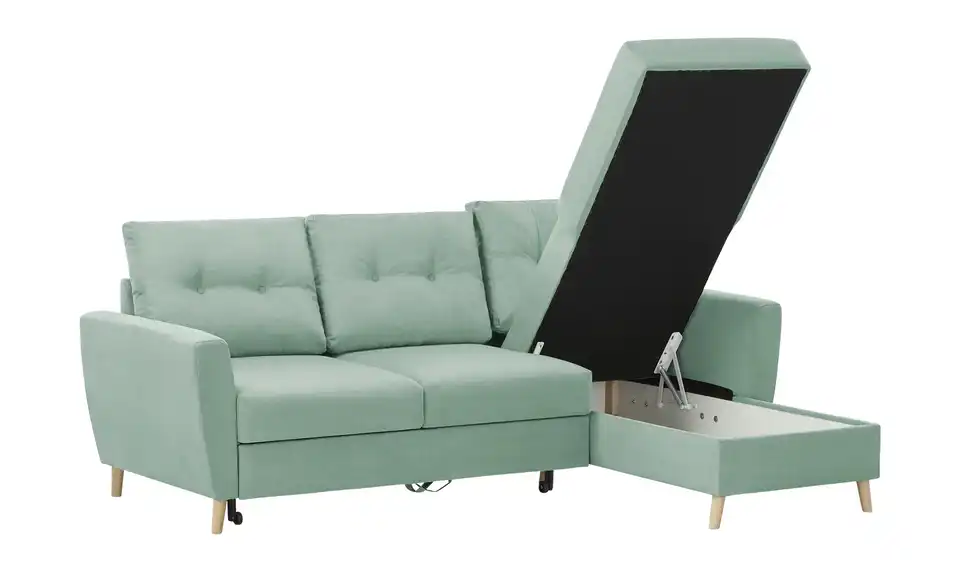 Ecksofa Carla Mintgrün rechts