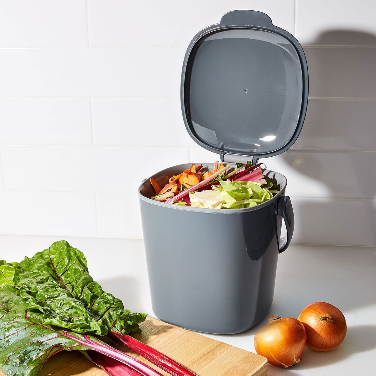 Kompostbeholder 2,8L, charcoal