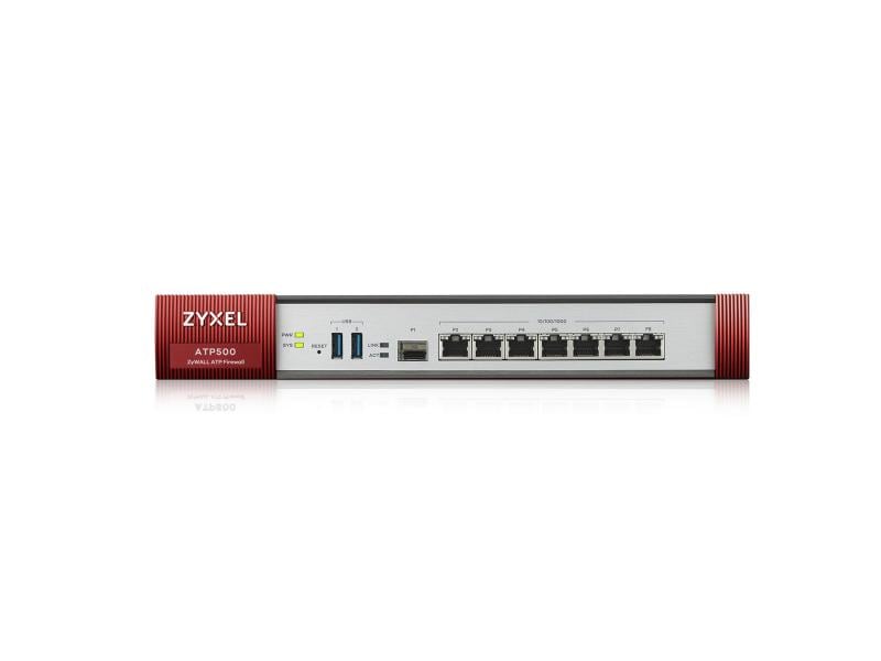Zyxel Firewall ATP500 & Gold-Lizenz für 1 Jahr ATP-Firewall mit Sandbox-Funktionalität und SSL-Inspection