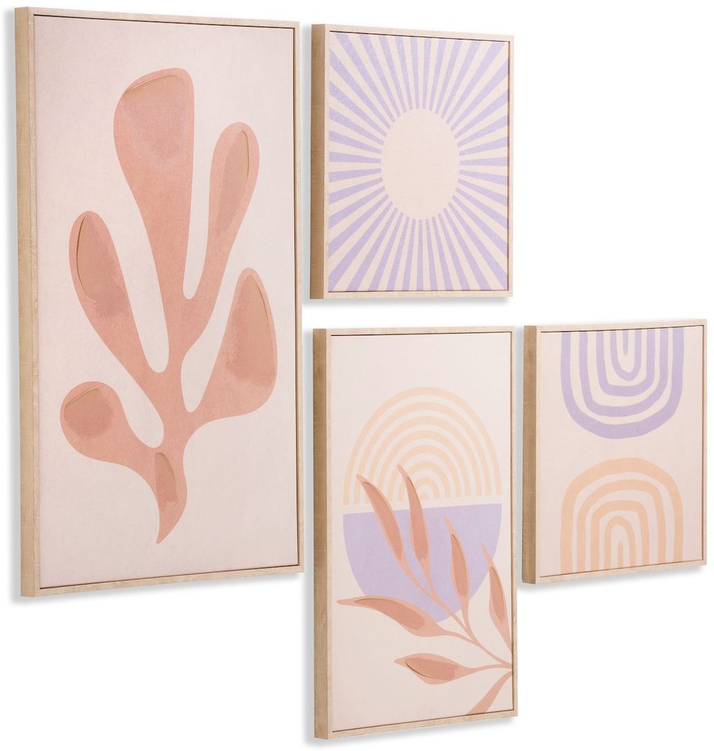 COCO maison   Moos Set 4 Wanddecoratie