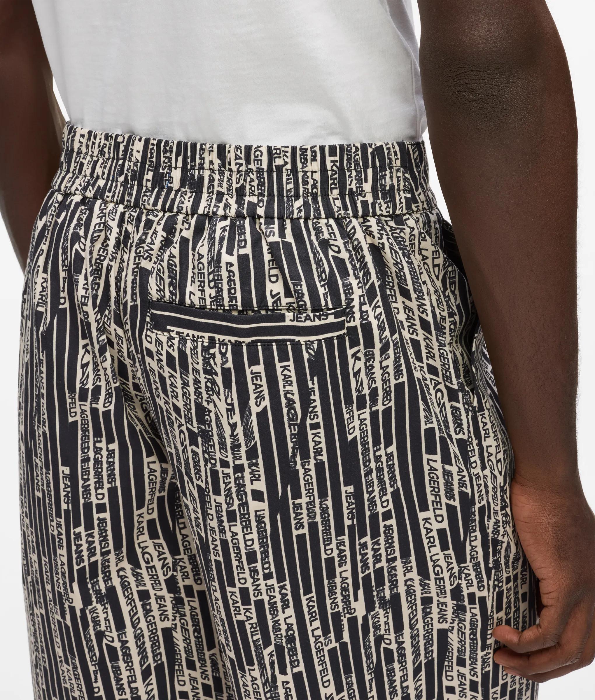 Korte broek met all-over print