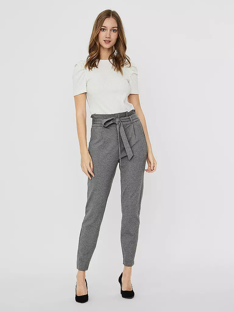 VERO MODA Highwaist Hose  Loose Fit VMEVA  grau