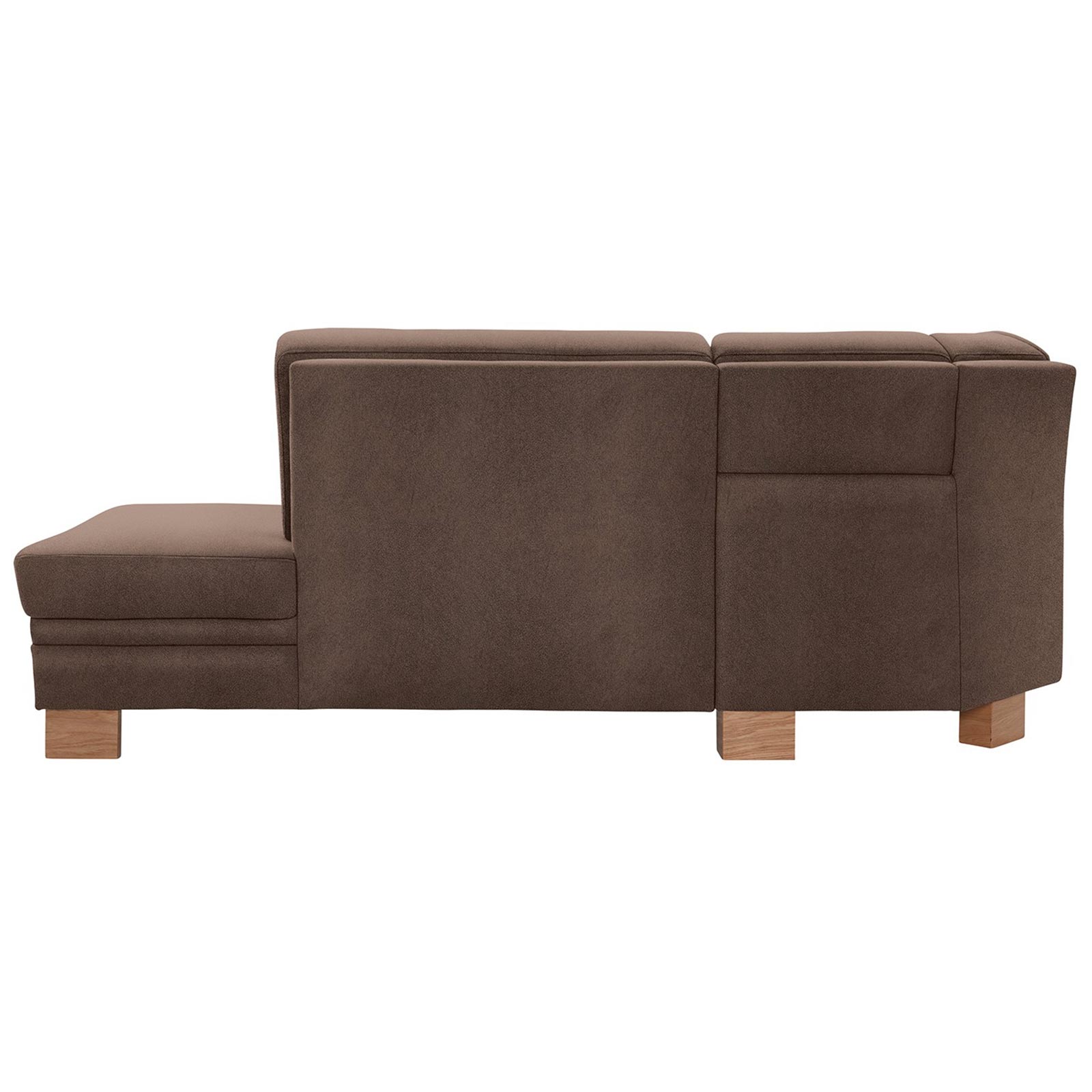 polsterpower Ecksofa - Saddle nougat - Basismodell - Ottomane rechts