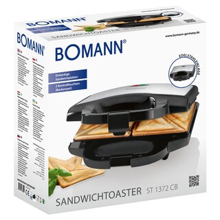 BOMANN Sandwichtoaster ST 1372 CB mit Edelstahleinlage