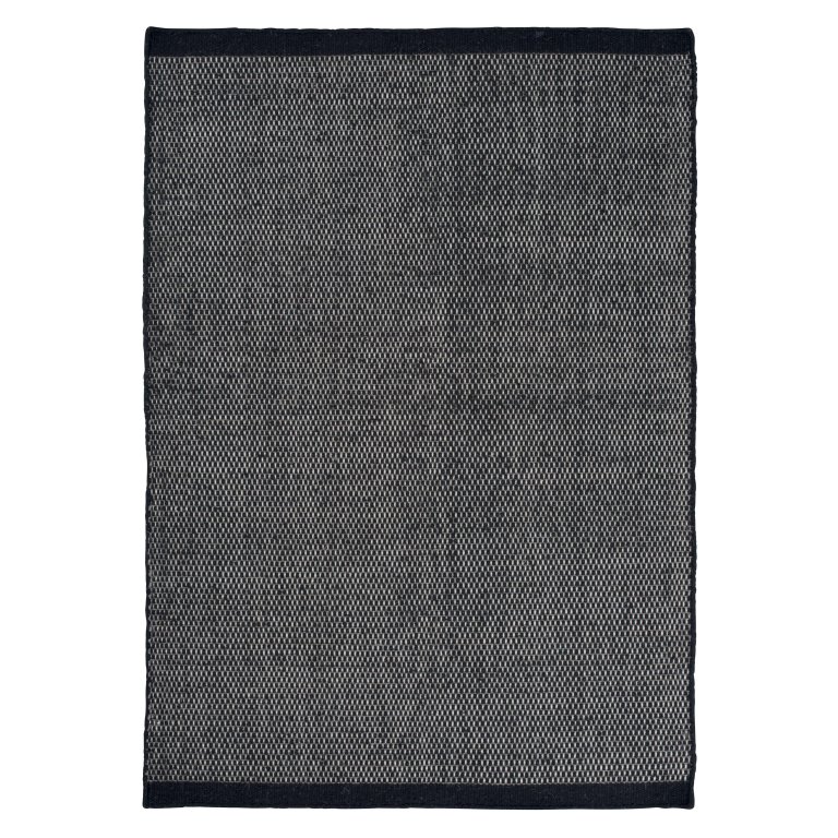 Linie Design Asko vloerkleed 140x200 zwart