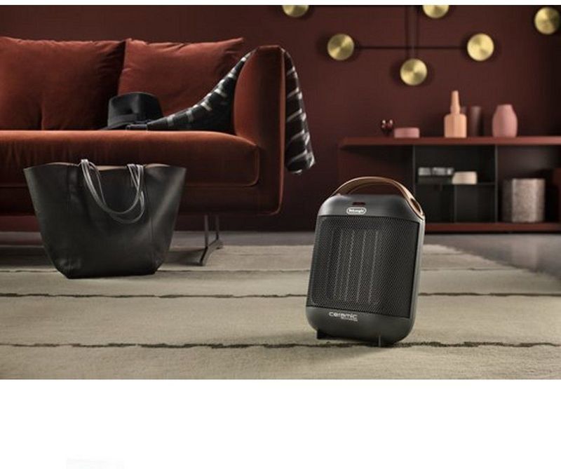 De'Longhi - HFX30C18.AG - Ventilatorkachel - Grijs - Keramisch