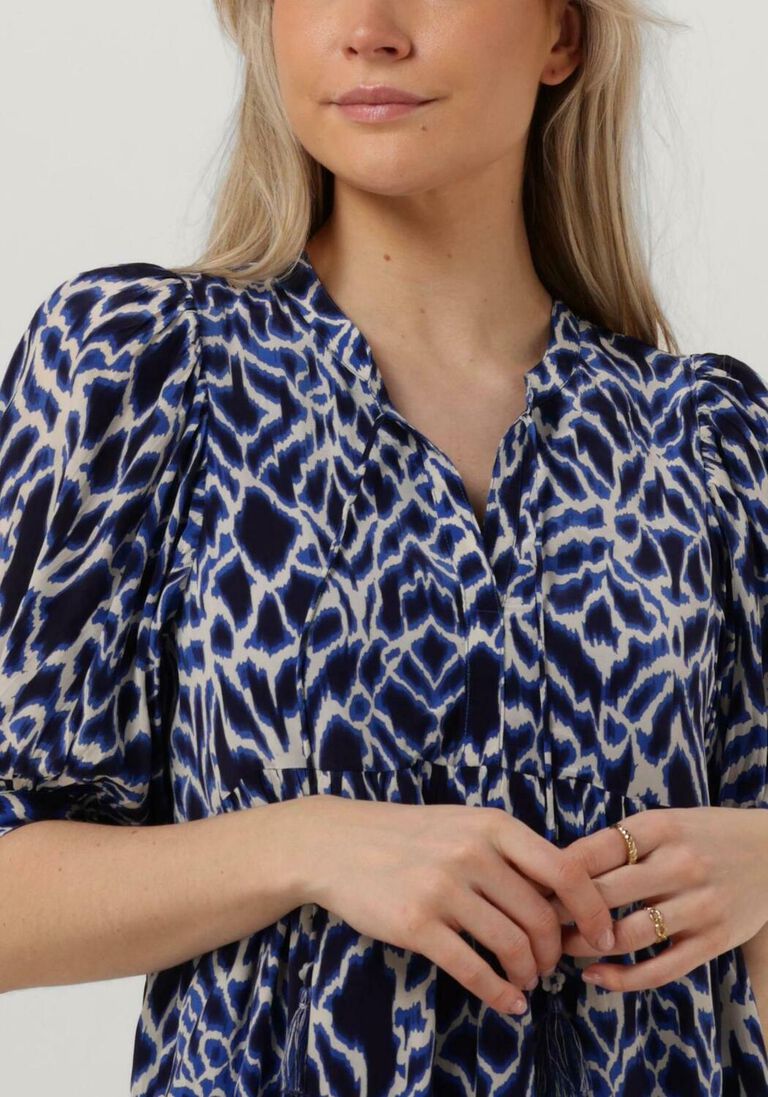 MOLIIN blauwe moliin maxi jurk lucille