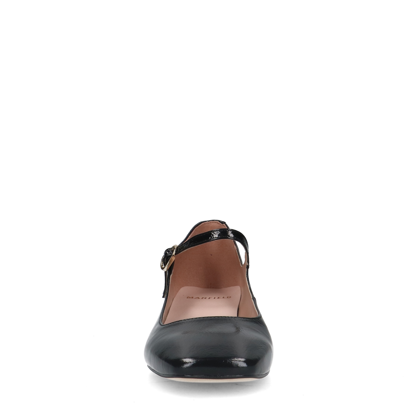 Zwarte lakleren Mary Jane pumps