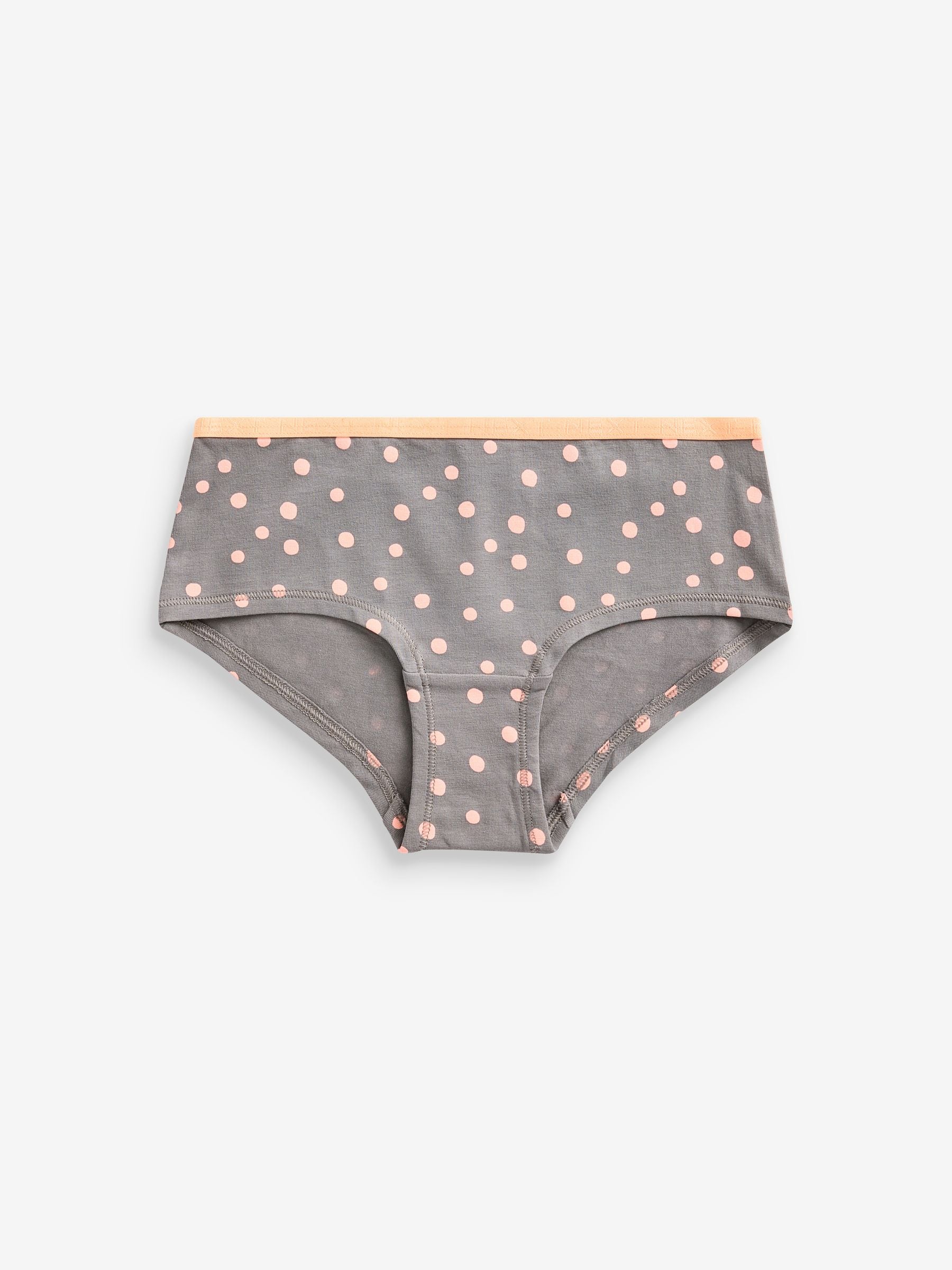 Grijs/wit/zwart met felle prints - Set van 7 slips (2-16 jr)