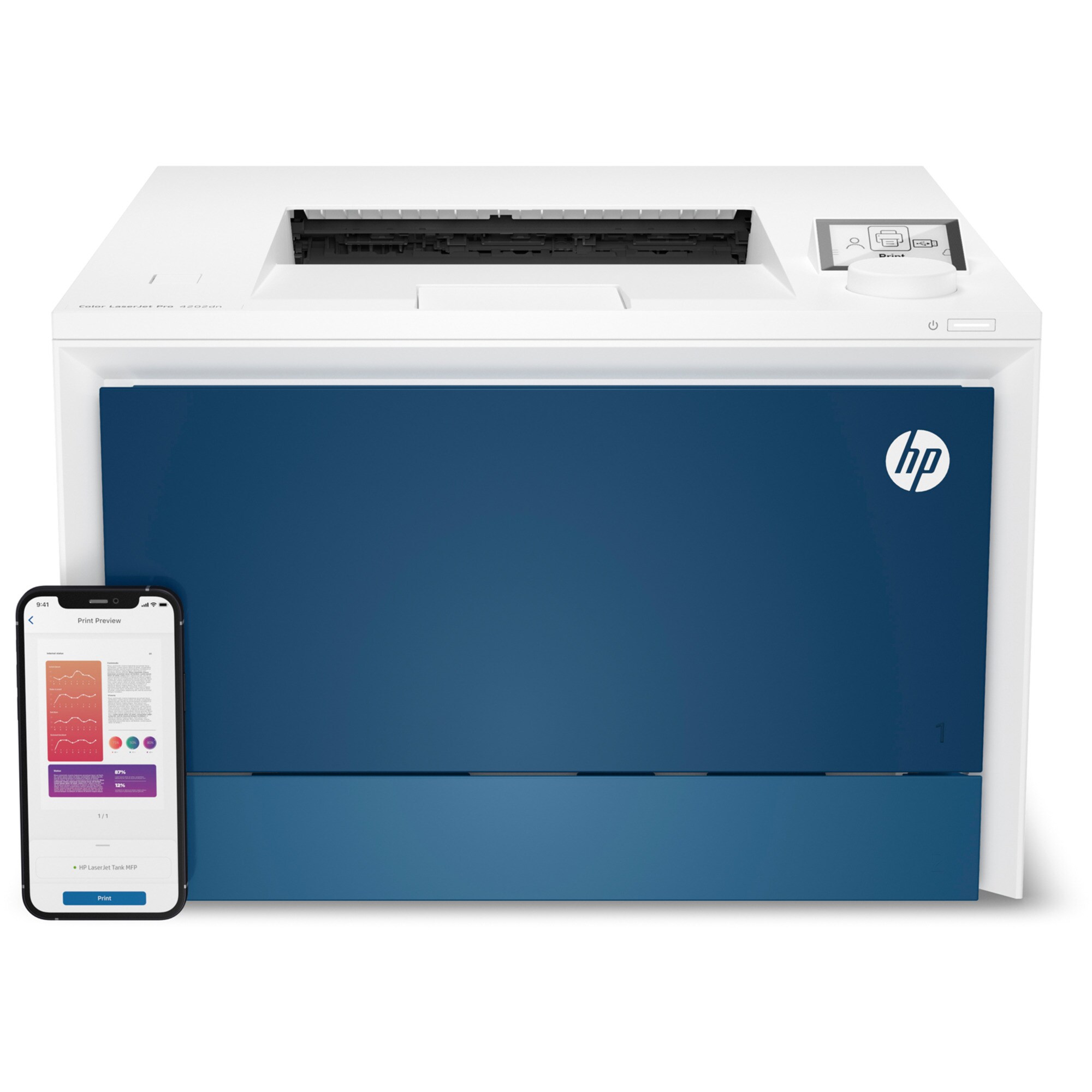 HP Farblaserdrucker Color LaserJet Pro 4202dn