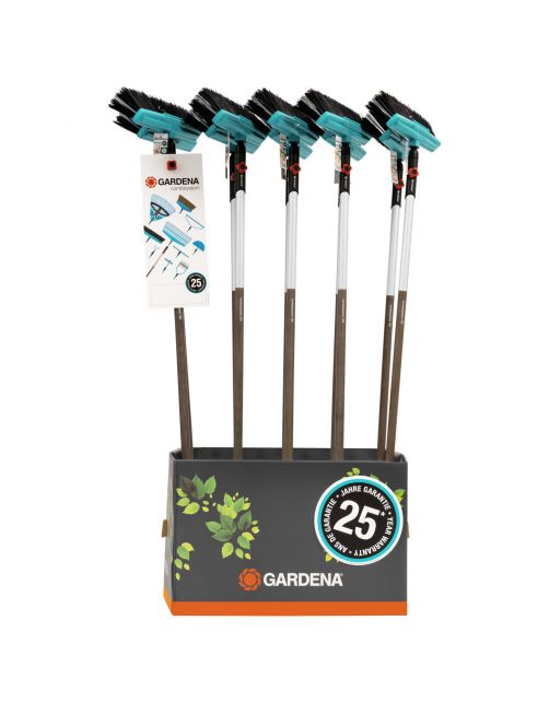 Gardena Combisystem Straatbezem Met Schraper - Reiningingsgereedschap - Promo