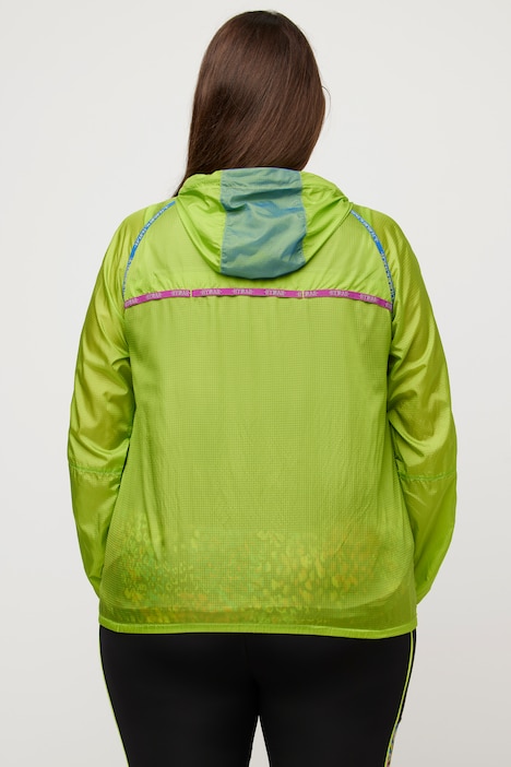 Funktionsjacke, Kapuze, 2-Wege-Zipper, wasserabweisend