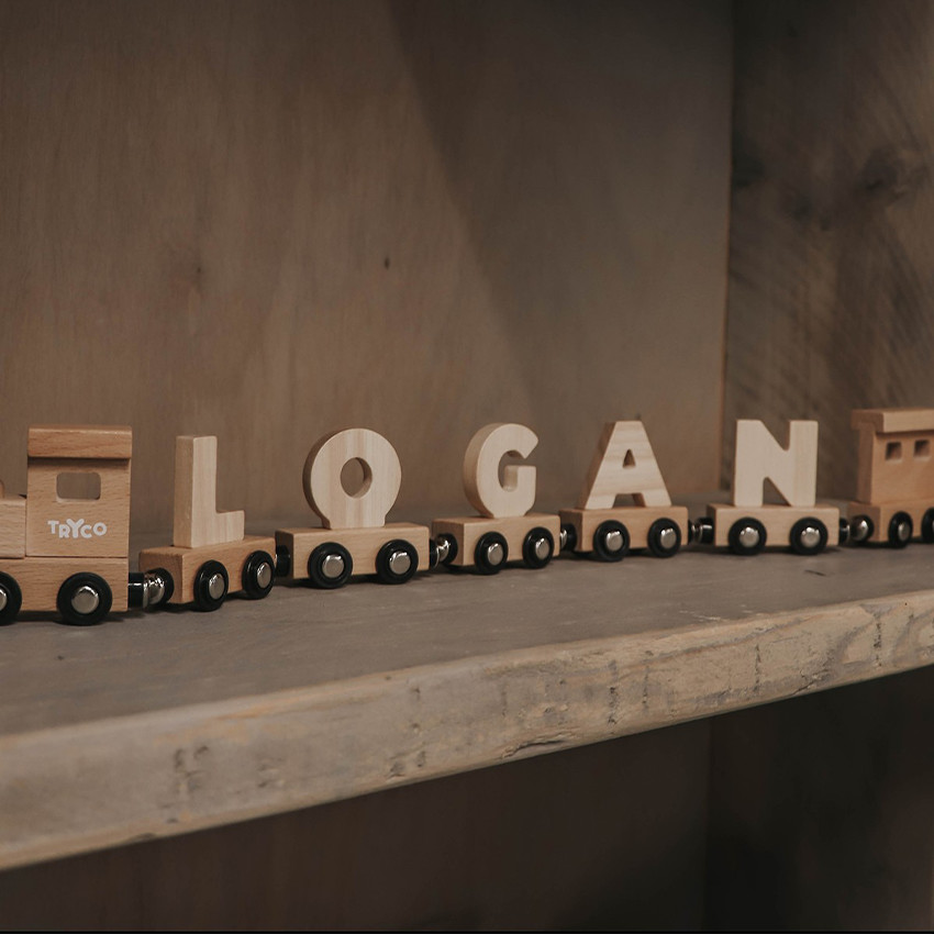 Wagon aimanté lettre 