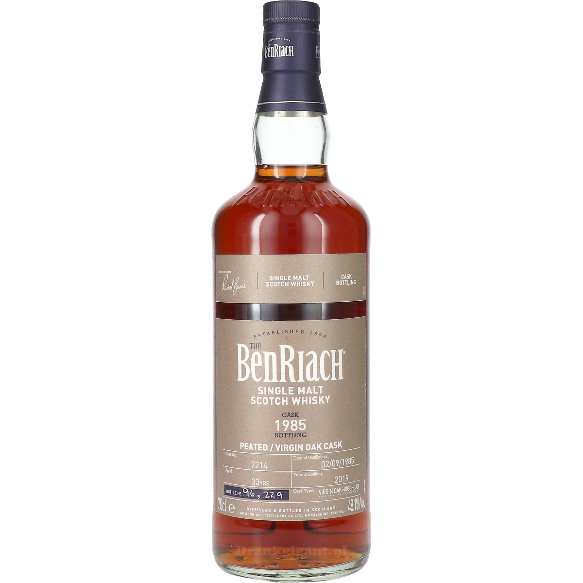 Benriach 33 Year 1985 Peated 70 cl