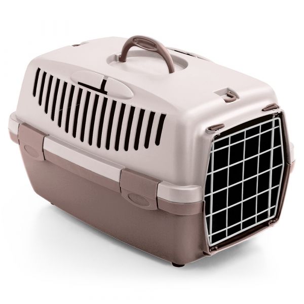 Stefanplast Transportadora Gulliver 1 com Porta de Metal Rosa Velho 48 x 32 x 31 cm