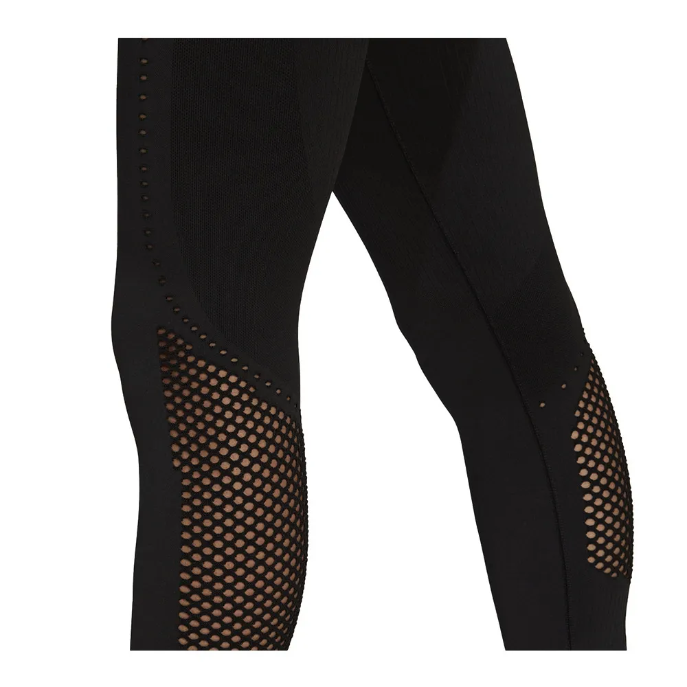 Adidas Performance 7/8 AEROKNIT RUNNING - Legging Femme black