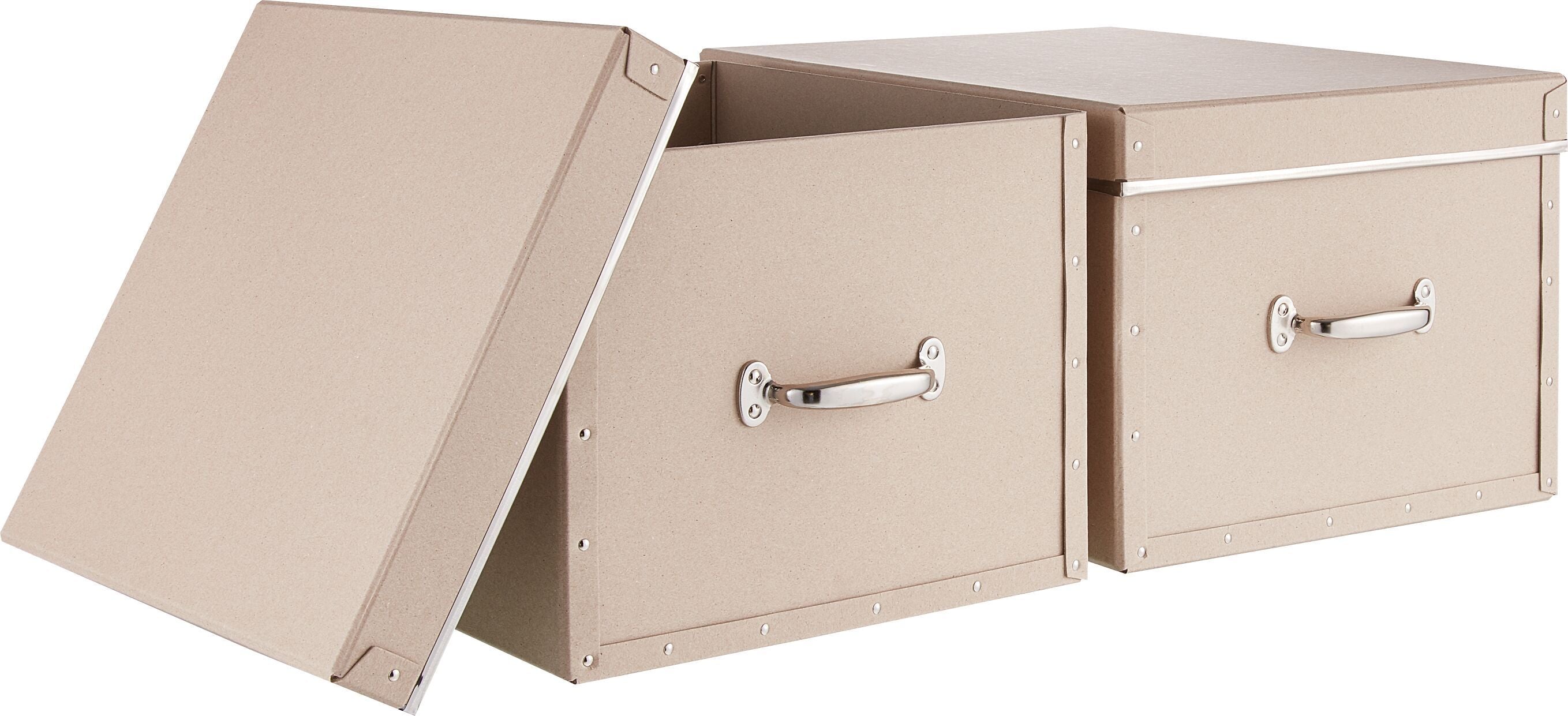 BIGSO Aufbewahrungsbox - Natur / B: 38.0 cm x T: 51.0 cm x H: 28.5 cm