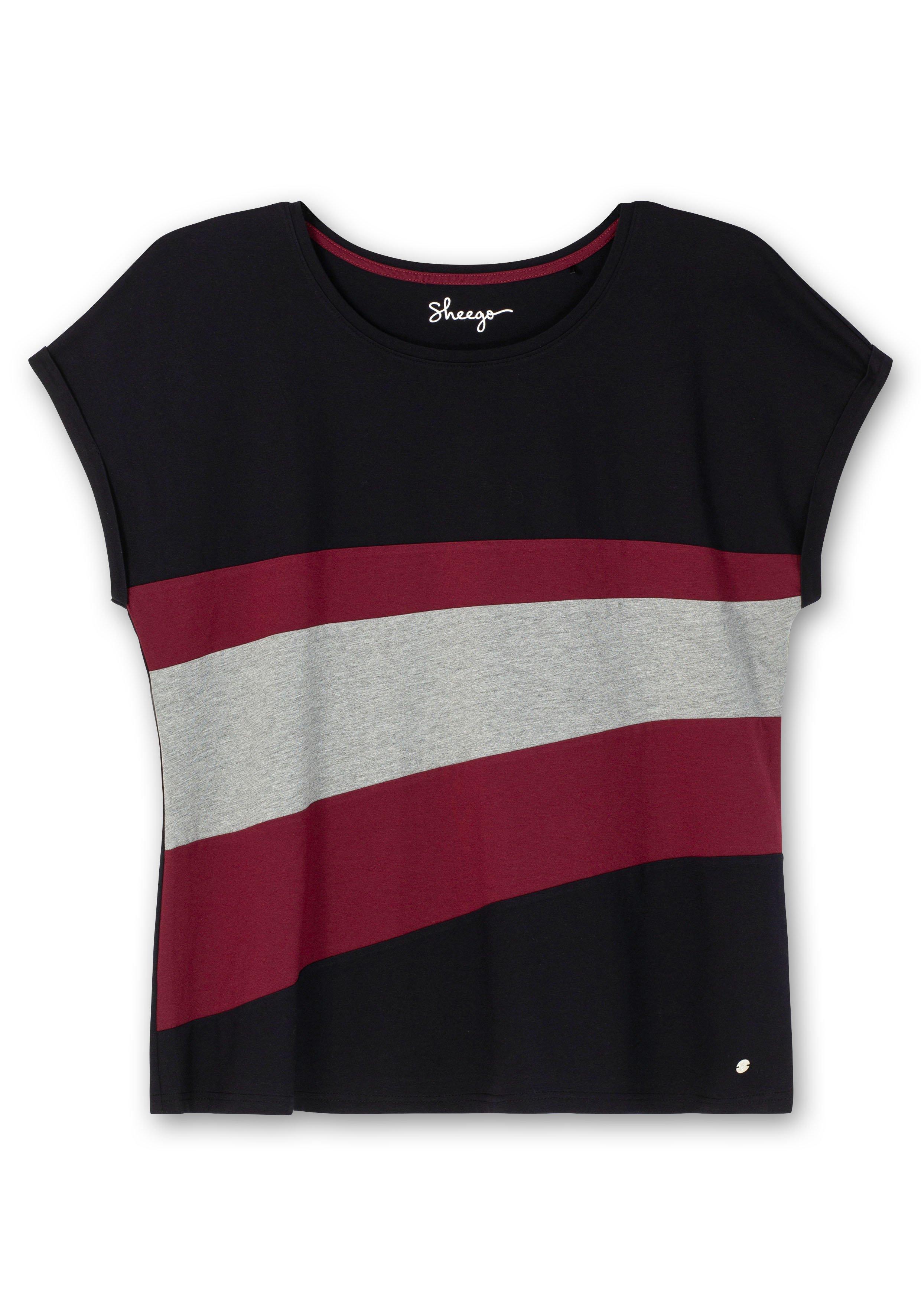 Oversized-Shirt in Colourblocking-Optik