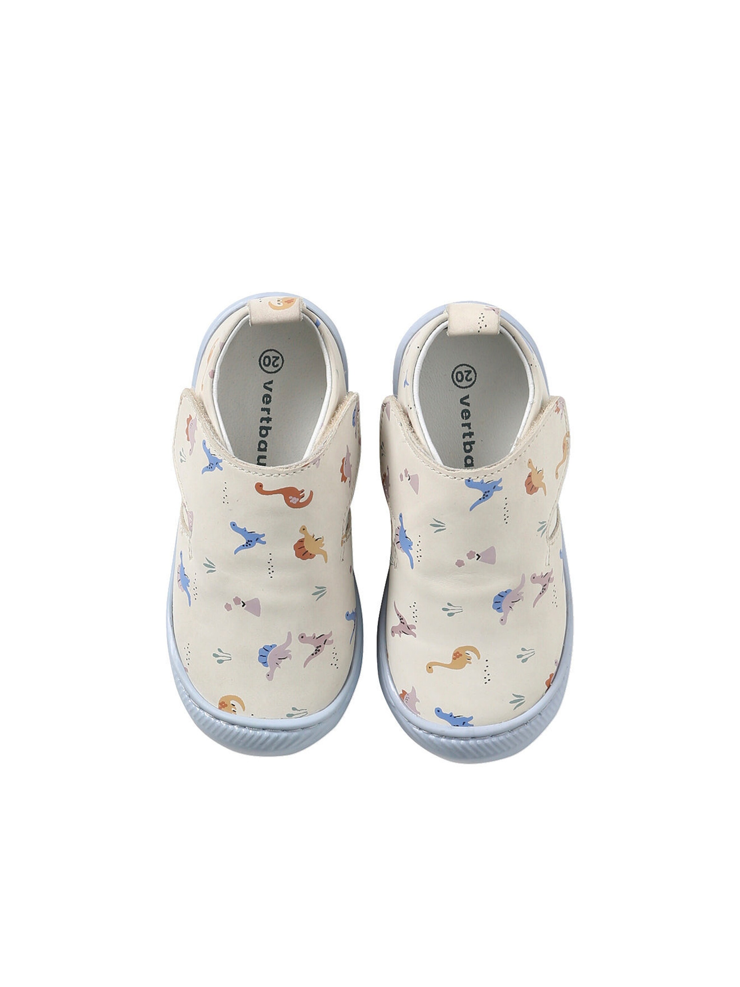 Vertbaudet Baby Hausschuhe mit Klettverschluss graublau