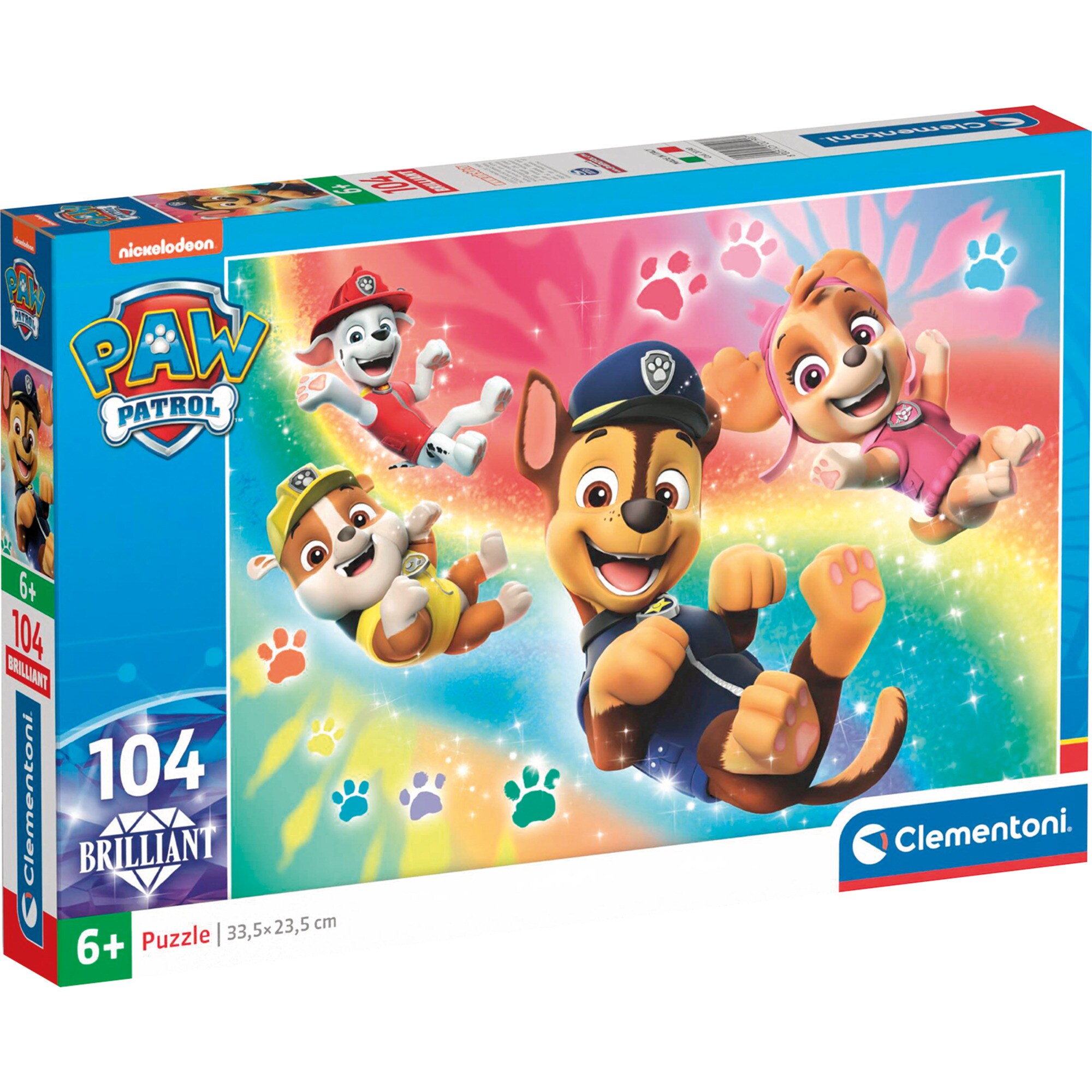 Clementoni Puzzle Brilliant - Paw Patrol